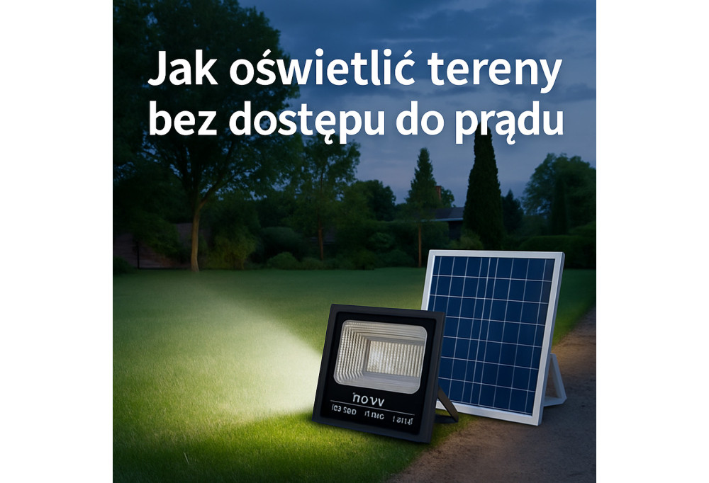 Jak oświetlić teren bez dostępu do prądu?